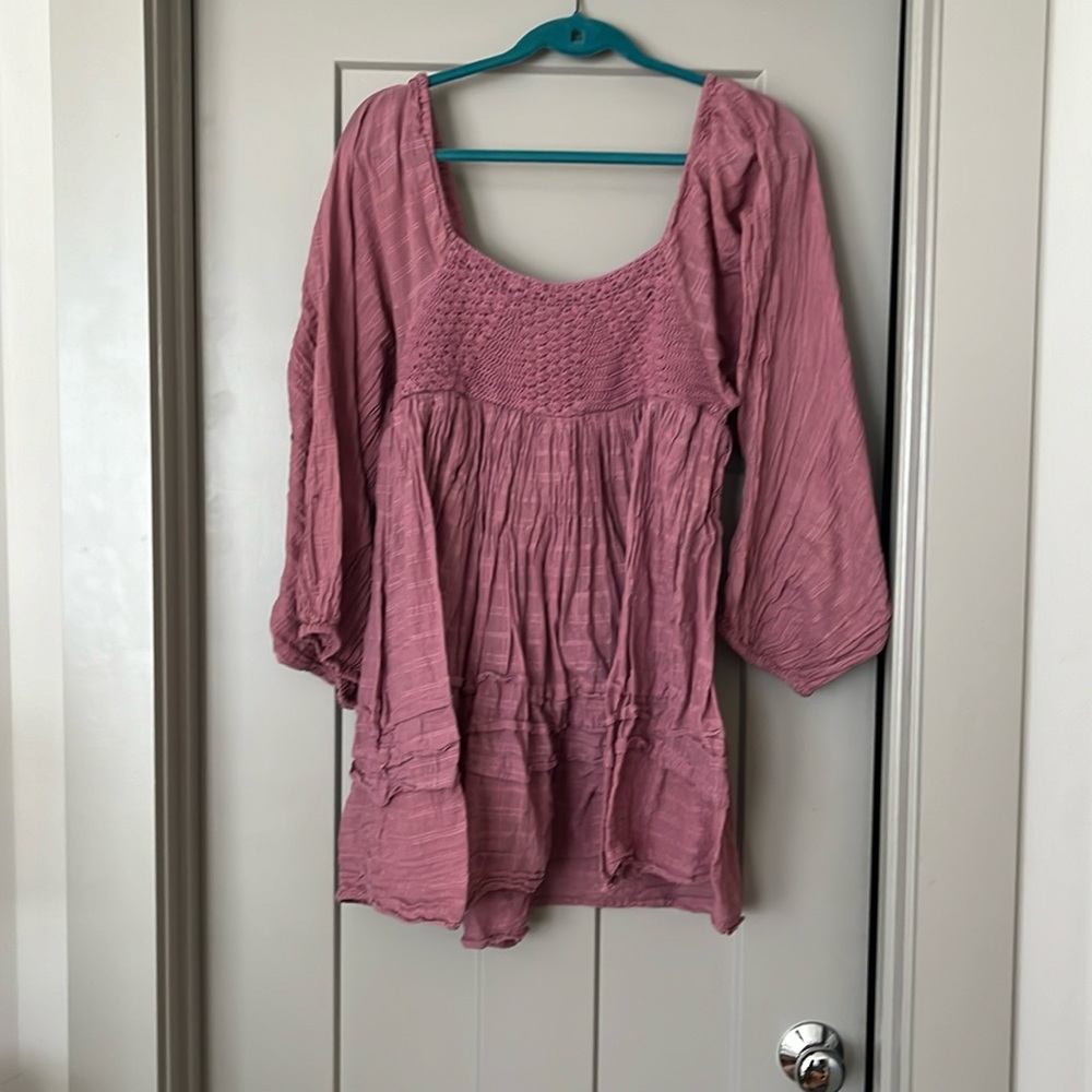 Medium Free People Pink Mini Dress